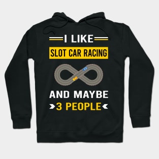 3 People Slot Car Racing Cars Slotcar Slotcars Hoodie